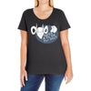 socks a' fo' yo' feet silly Ladies Curvy T-Shirt