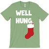 well hung endowed christmas stocking funny T-Shirt