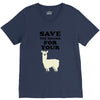 Save The Drama For Your Lama V-Neck Tee