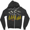camp forest Zipper Hoodie