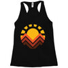 sunset mountain Racerback Tank