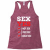 Sex Yes Please Racerback Tank