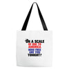 on a scale of one to america how free are you tonight Tote Bags