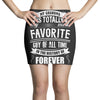 My Grandma Totally Most Favorite History Forever Mini Skirts
