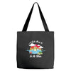 a turtle made it to the water Tote Bags