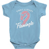single flamingle Baby Onesie