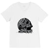 celtic skull V-Neck Tee