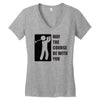 may the course be with you Women's V-Neck T-Shirt