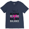 Reading Yoga Wine Balance V-Neck Tee