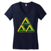 triforce illusion zelda Women's V-Neck T-Shirt