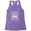 Born In April Racerback Tank