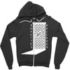 i warned you Zipper Hoodie