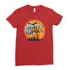 happy halloween 1 Ladies Fitted T-Shirt