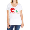 an apple a day Ladies Curvy T-Shirt
