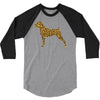 leopard pattern 3/4 Sleeve Shirt