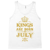 kings are born in july Tank Top