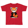 red fox 3 Toddler T-shirt
