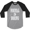 normal is boring tie dye 3/4 Sleeve Shirt