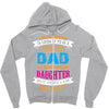 Super Cool Dad Of A Freaking Awesome Daughter Zipper Hoodie