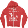 to bowl or not to bowl Zipper Hoodie