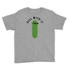 dill with it black logo Youth Tee