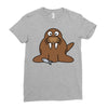 cokelat animal Ladies Fitted T-Shirt