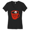 black coffee Women's V-Neck T-Shirt