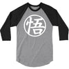 goku uniform logo  japanese anime tv show z gt 3/4 Sleeve Shirt