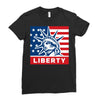 liberty statue Ladies Fitted T-Shirt