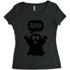 Ghost Boo Women's Triblend Scoop T-shirt