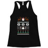 ugly christmas sweater Racerback Tank