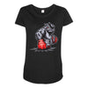 mma bulldog final Maternity Scoop Neck T-shirt