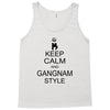 keep calm and gangnam style black t shirt Tank Top
