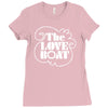 the love boat classic tv show title logo sign youth Ladies Fitted T-Shirt