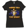 wanna taco 'bout jesus Ladies Fitted T-Shirt