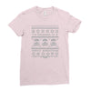 white christmas Ladies Fitted T-Shirt