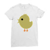 chicken baby Ladies Fitted T-Shirt