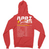 April Girl Facts Aries Zipper Hoodie