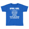Super April Girl Toddler T-shirt