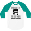 mother trucker doing the school run 3/4 Sleeve Shirt
