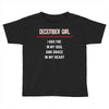December Girl Toddler T-shirt