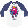 all seeing bunny 3/4 Sleeve Shirt