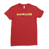 man eater Ladies Fitted T-Shirt