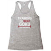 train insaiyan gym training to beat goku or krillin dbz dragon ball z Racerback Tank