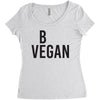 be vegan Women's Triblend Scoop T-shirt