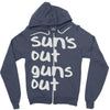suns out guns out Zipper Hoodie