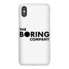 the boring company black logo iPhoneX Case