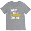 eat sleep league V-Neck Tee
