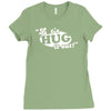 let's hug it out! Ladies Fitted T-Shirt