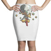 overwatch zenyatta cute spray Pencil Skirts